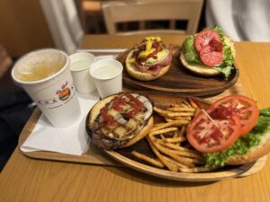 どデカハンバーガー！